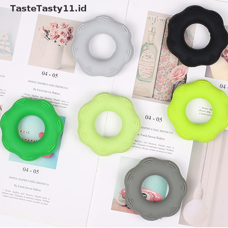 Tastetasty Kekuatan Rehabilitasi Stress Ring Ball Silicone Hand Gripping Carpal Expander.