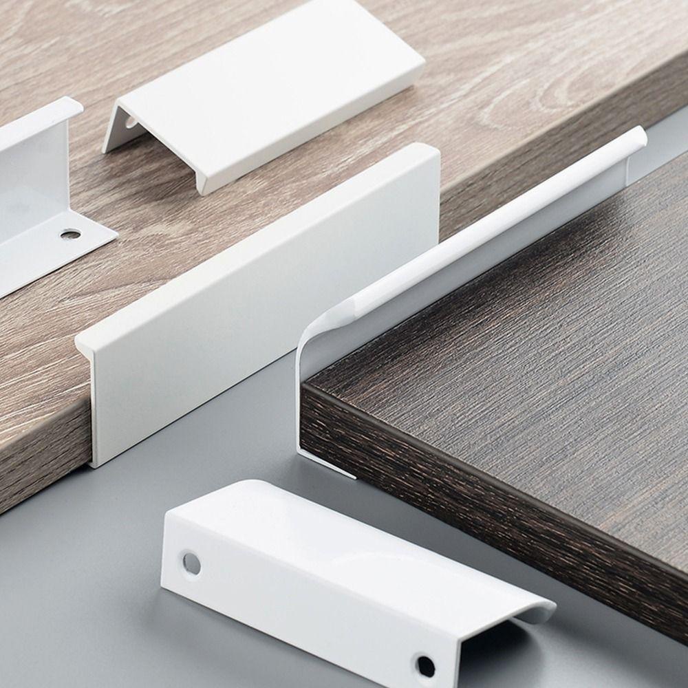 Wonder Hidden Handle Tombol Laci Furniture Hardware Paduan Aluminium Tahan Lama