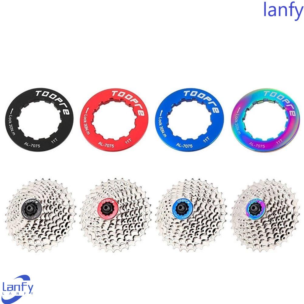 Lanfy Sprocket Locking Cover Kaset Sepeda Ringan Bersepeda Sepeda Gunung Flywheel Lock Ring