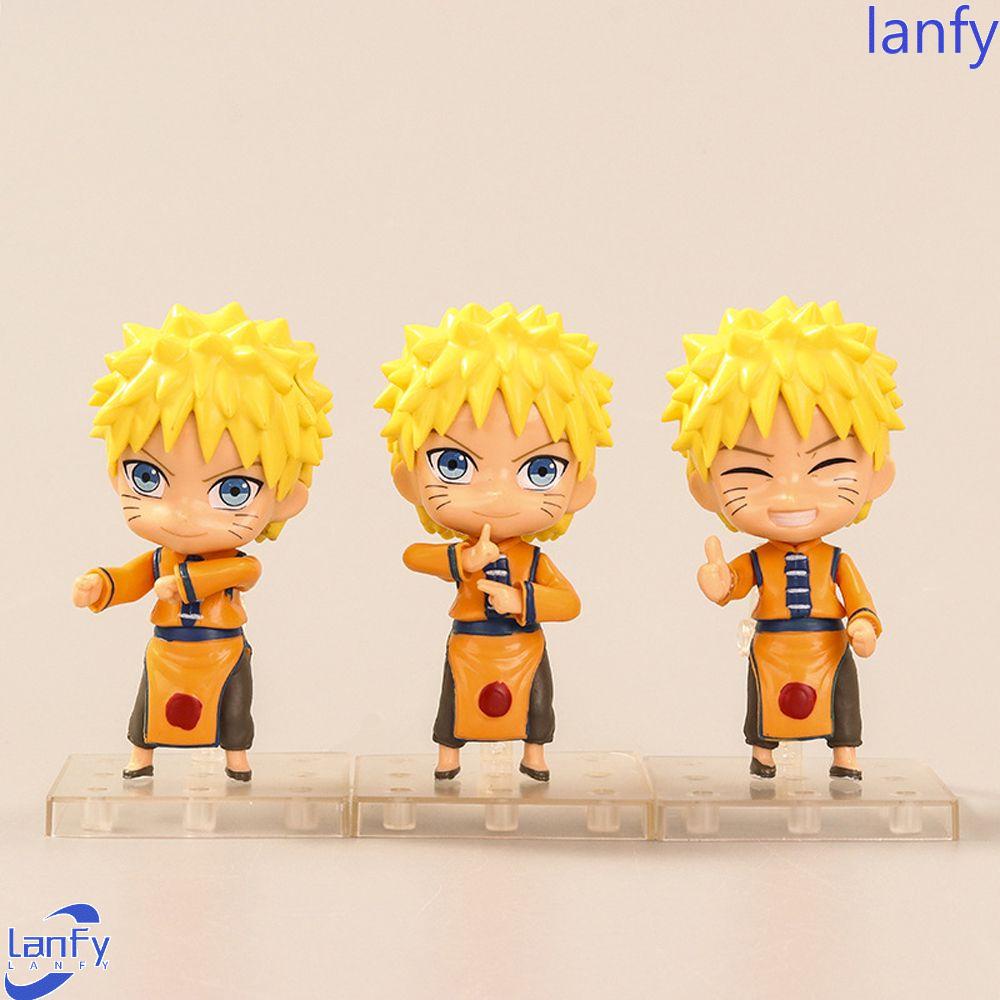 Lanfy Naruto Shippuden Figurine Untuk Hadiah Figure Mainan PVC Figure Model Toy Uzumaki Naruto