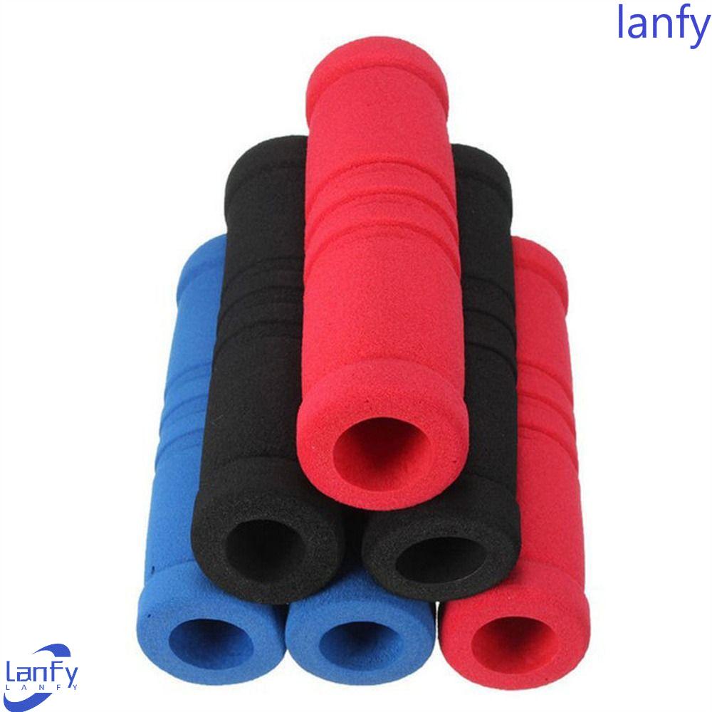 Lanfy Sepeda Grips Aksesoris Motor Tahan Lama Non-slip Stang Grips Sepeda Balap MTB Sepeda Grips