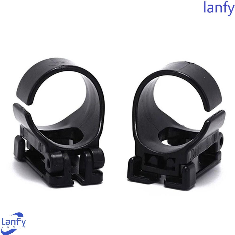 Lanfy Diving Snorkel Gesper Olahraga Air 2Pcs Snorkel Klip Keeper Universal Quick Release Hitam Snorkel Masker Punggawa