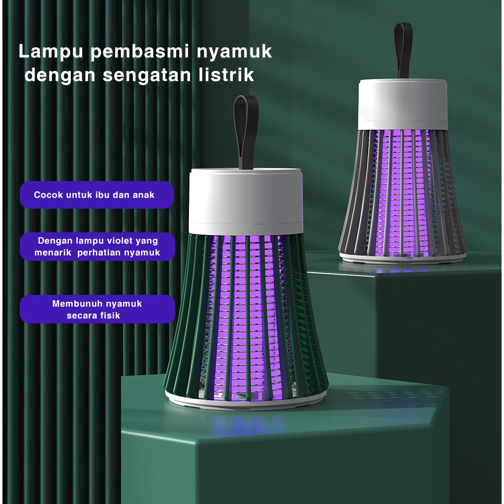 [ PPLUS ] New Baru Mosquito Killer LED Perangkap Pembasmi Nyamuk Alat Pembunuh Nyamuk Serangga Insect Perangkap nyamuk elektrik mosquito killer lampu pembunuh lampu ultraviolet anti Nyamuk Cas USB