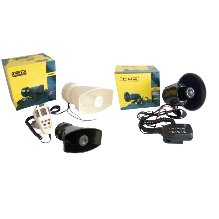 Klakson Sepeda Motor Mobil Toa 7 Mic 6 Suara Sirine Patwal 12 Volt