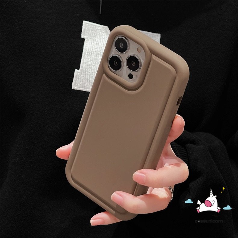 Casing Untuk Redmi 12C 9 10A 10C A1 10 9T 9A 9C NFC Poco F4 Redmi Note9 10s 8 11 11s 10mewah Simple Tebal Airbag Shockproof Matte Polos Lembut Liquid Silicon Case Cover