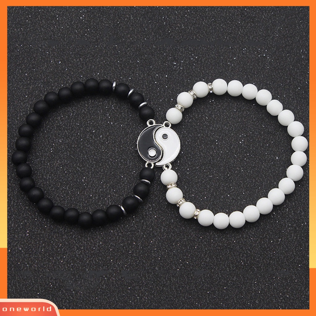 [EONE] Gelang Couple Pengerjaan Halus Indah Gaya Cina Tai Chi Adjustable Unisex Bracelets Untuk Pacaran