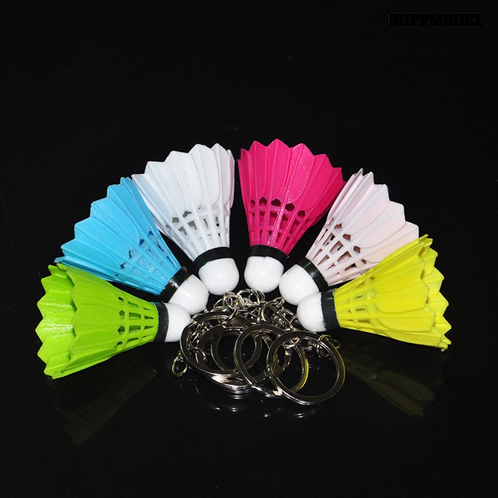 [SM Auto] Gantungan Kunci Mini Badminton Pendant Key Ring Holder Ransel Pouch Gantung Dekor