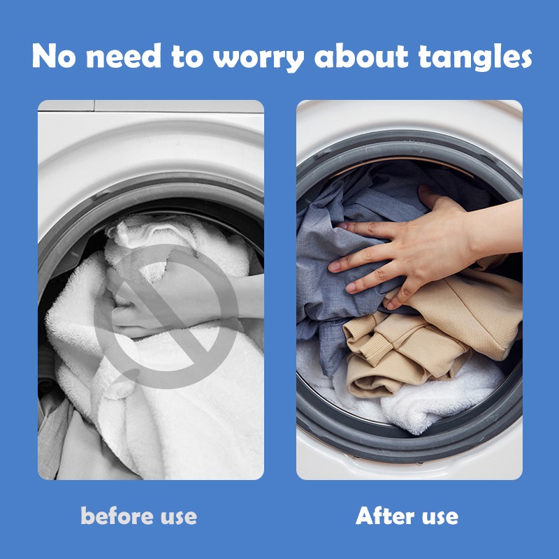 Spons Bentuk Bola Busa Spons Pembersih Pakaian / Spons Filter Mesin Cuci Penghilang Bulu Rambut Pakaian