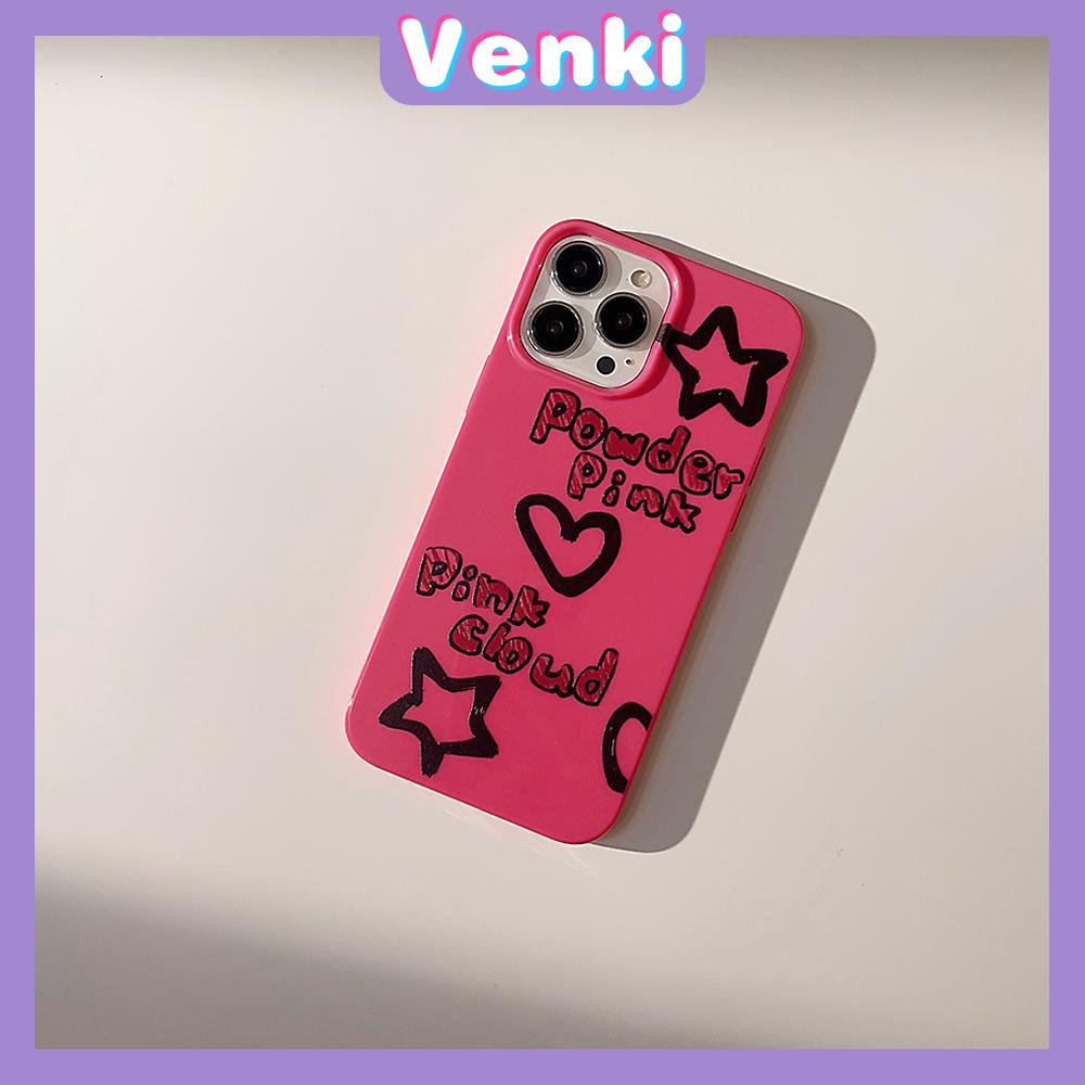 VENKI - For iPhone 11 iPhone Case Red Glossy TPU Soft Case Shockproof Protection Camera Romantic Love Letters Compatible with iPhone 14 13 Pro max 12 Pro Max xr xs max 7 8Plus