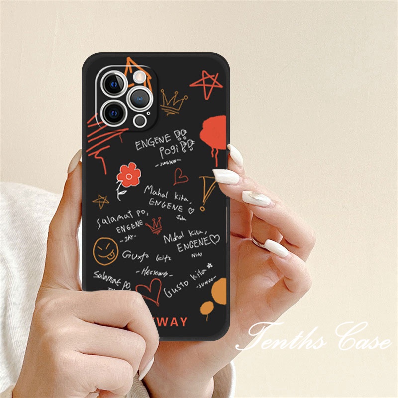 Redmi 12C A1 10C 10A 10 9T 9 9C 9A Note 12 11 11s 10s 10 9 9s 8 Pro Mi12 11Lite 11T 13Pro Poco X3 Pro NFC 2023sarung Silicon Kreatif Graffiti Phone Case