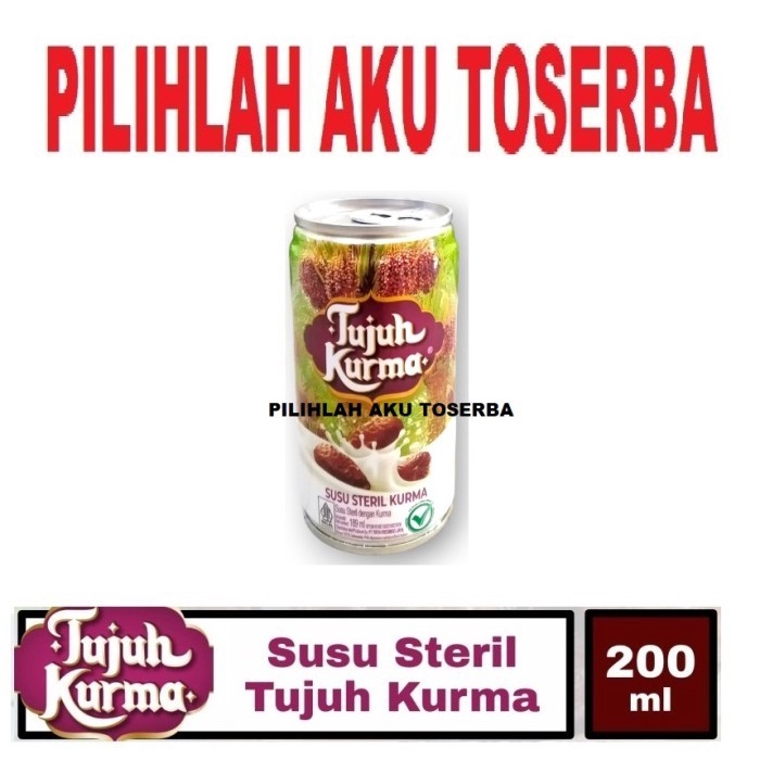 Susu Steril TUJUH KURMA - ( 1 PACK ISI 12 kaleng )