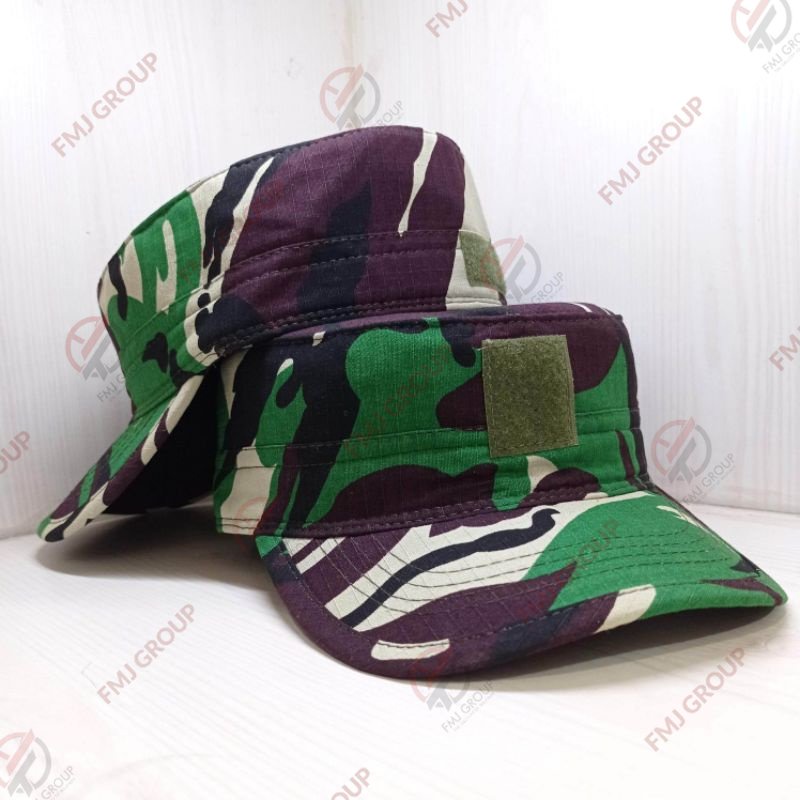 Topi Komando Loreng Malvinas RIPSTOP / Topi Loreng TNI