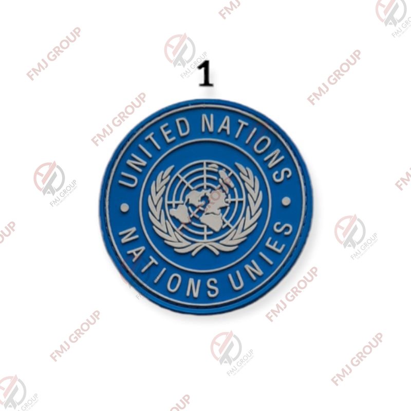 Patch Rubber Emblem Logo UN/Unifil/PBB Velcro