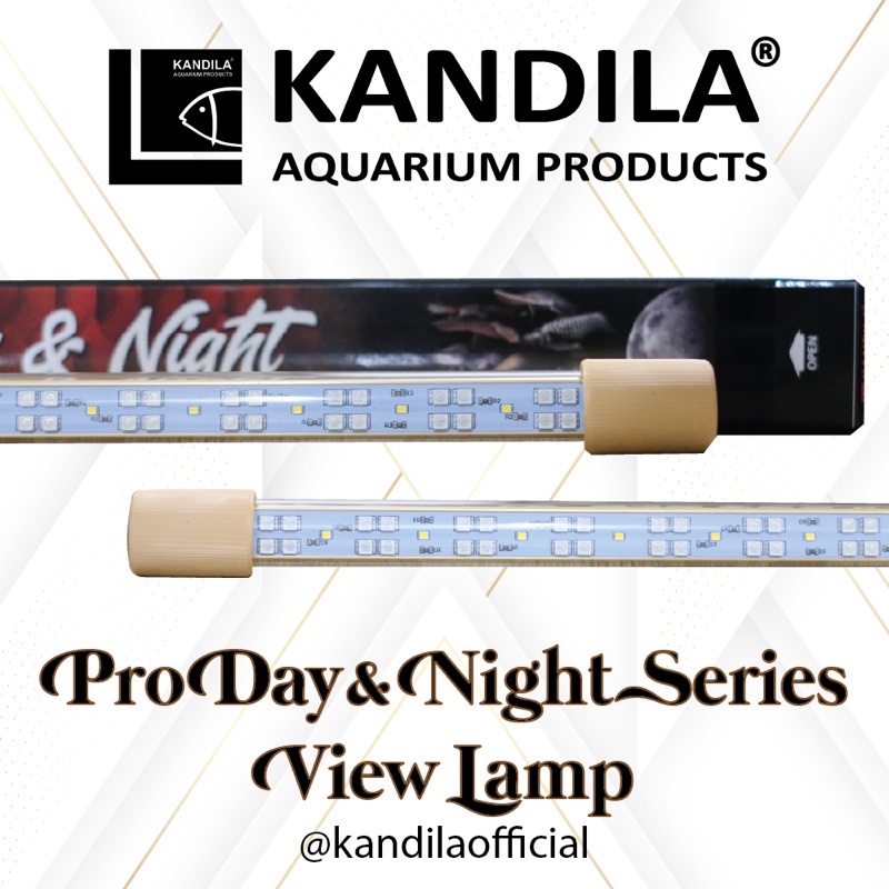 Lampu Celup Kandila Pro Red Day and Night View LED Aquarium Ikan Channa Arowana Arwana Koki Discus