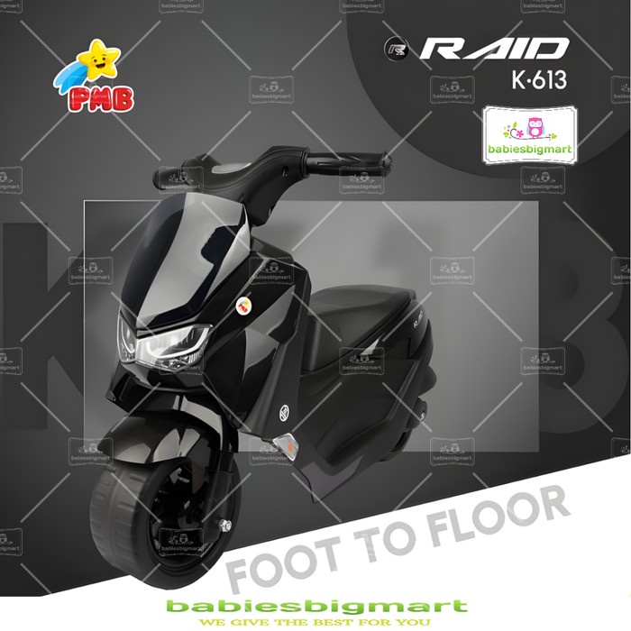 Sepeda Balance Bike Anak Motor Kaki PMB K613 SCOOPY Kayuh Tolocar Push Licence Made In Indonesia