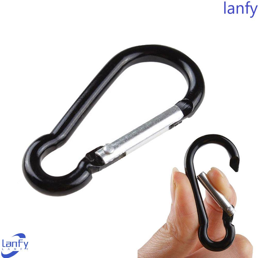 Lanfy Carabiner 10pcs Gesper Camping Bentuk Labu Panjat