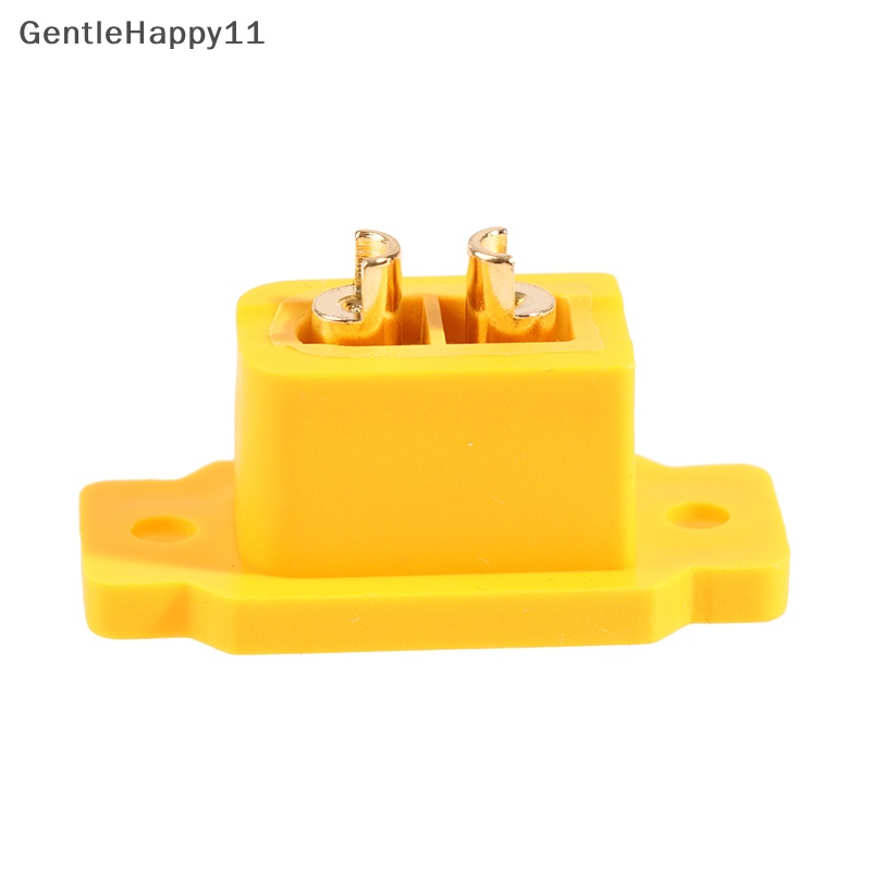 Gentlehappy 1PCS XT60BE-F Konektor Male Lapis Emas Kuningan Dengan Penutup Anti Debu id