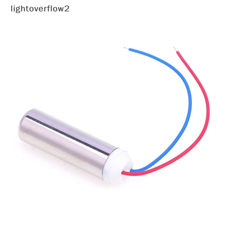 [lightoverflow2] 18000rpm DC Coreless Motor Built-in Getaran Tahan Air Getar Motor Untuk Sikat Gigi Elektrik Mainan Bagian 7x25mm [ID]