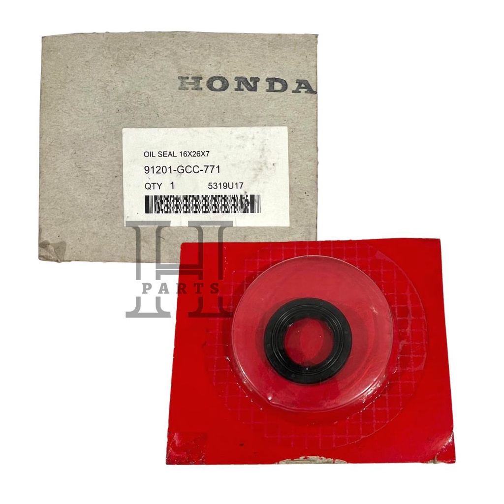 SEAL MAGNET OIL SEAL 16X26X7 BEAT SCOOPY SPACY VARIO 110 FI ESP 91201-GCC-771 ASLI ORIGINAL AHM HGP HONDA