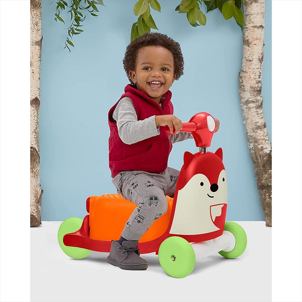 Skip Hop Zoo Ride On 3in1 184350 Fox Scooter Anak