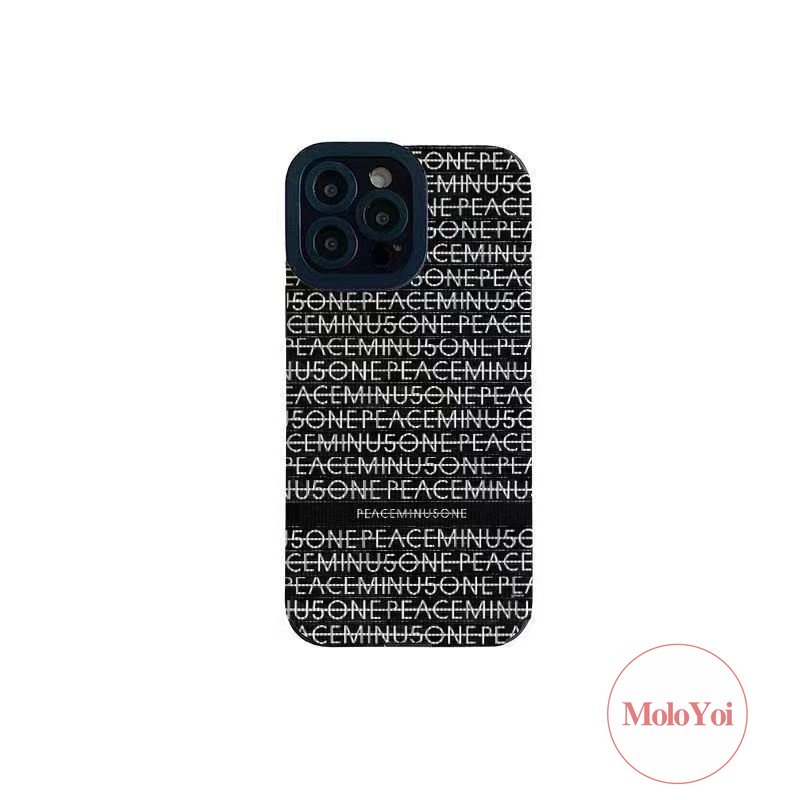 Retro Graffiti Huruf Lucu Trendi Merek Casing Kompatibel Untuk IPhone 7Plus XR X XS Max11 13 12 14 Pro Max8 7 Plus Tekstur Kulit Mewah Soft Cover