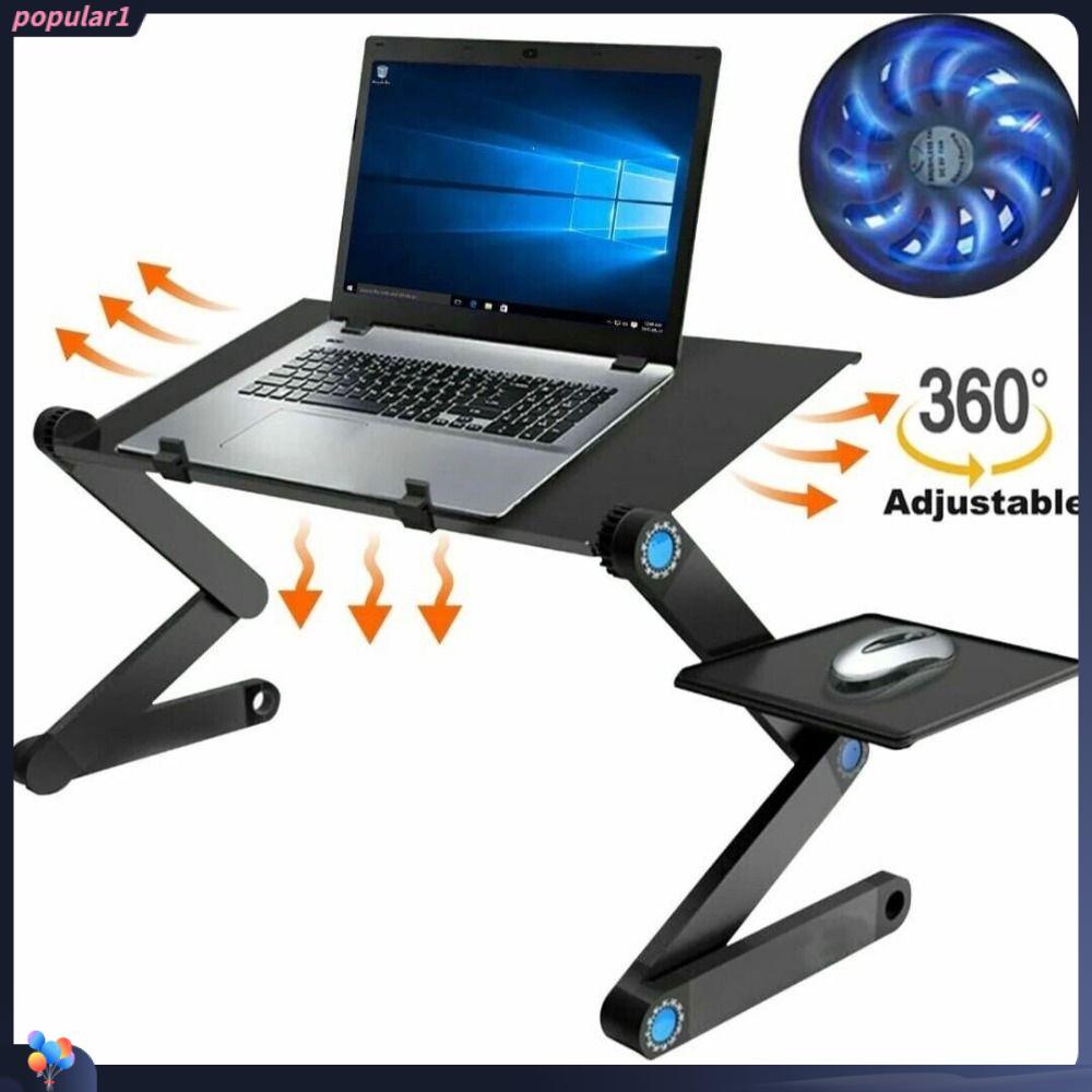 Populer Meja Laptop Lipat Baru Notebook Holder Dengan Mouse Pad Adjustable Lazy Lap