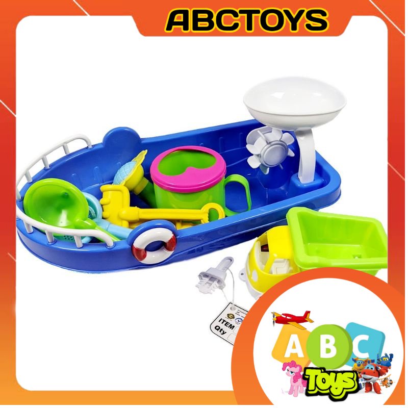 Mainan Anak Cetakan Pasir Pantai / Mainan Cetakan Pasir Perahu / Mainan Pantai Set