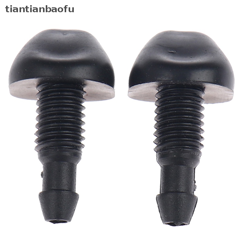 [tiantianbaofu] Universal 2PCS Mobil Auto Window Windshield Washer Wiper Sprinkler Nozzle  Butik