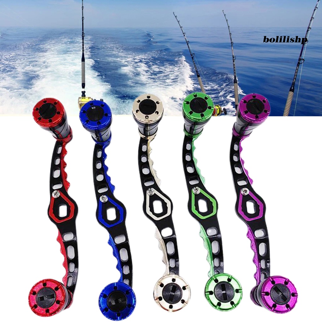 Bo-1 Set Refitted Fishing Rocker Non-slip Grip Nyaman Stabilitas Tinggi Modify Water Drop Reel Rocker Modifikasi Untuk Memancing Di Luar Ruangan