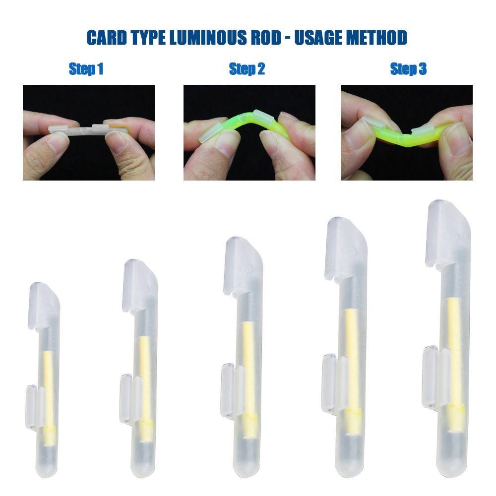 TOP 10pcs Lightstick Mengapung Berguna Memancing Malam Hari