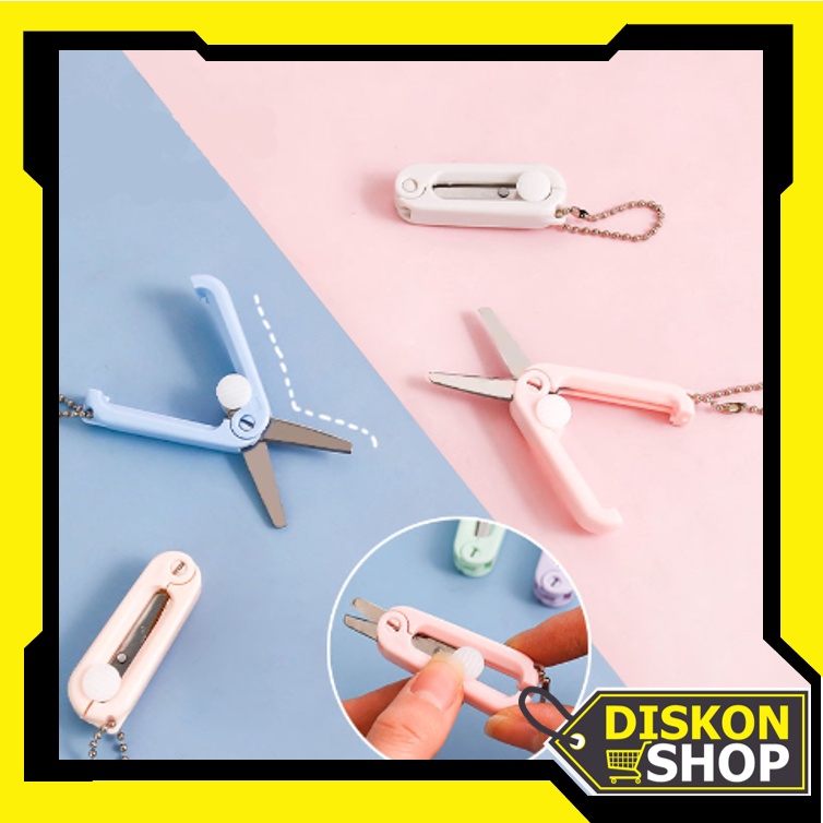 

Diskon Shop - 5771 Gunting Lipat Mini Portable / Pemotong Kertas Paper Cutter / Gunting Lipat Macaron / Gantungan Kunci Gunting Mini