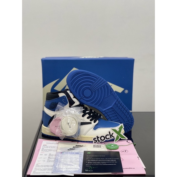 Sepatu Nike Air Jordan 1 High Fragment X Traviz Scoot BNIB