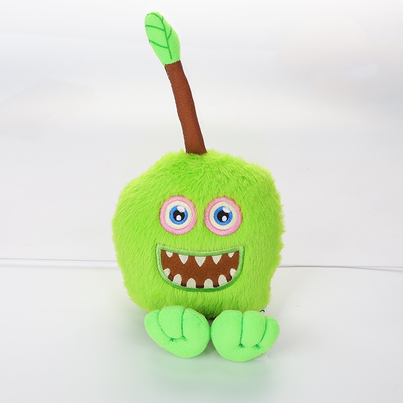 Mainan Boneka My Singing Monsters Plush Doll Green Furcorn Untuk Hadiah Anak