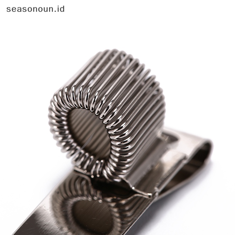 Seasonoun silver metal pen holder with pocket clip Tempat Pulpen Seragam Dokter Perawat.