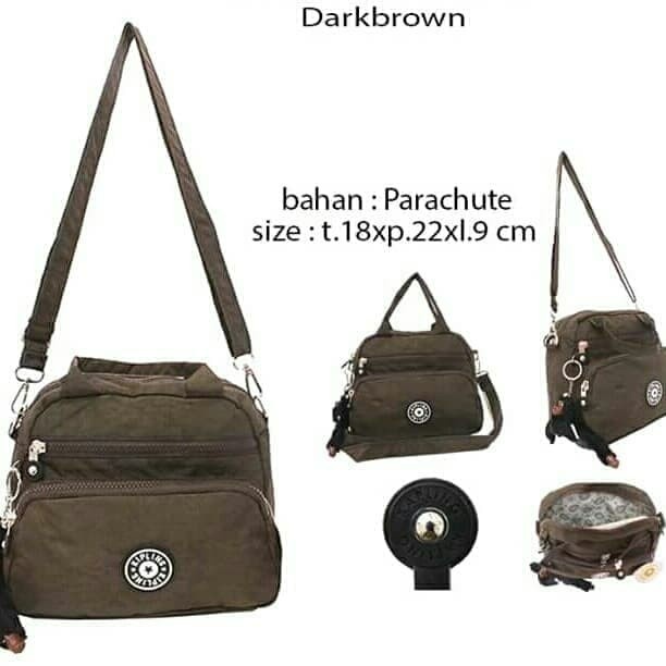 tas slempang kipling mini/ tas jingjing kipling mini murah - Hitam