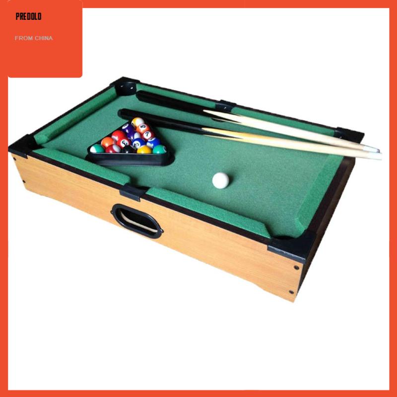 [Predolo] Set Meja Kolam Renang Kayu Solid Tabletop Billiard Kapur Anak Dewasa Board Game