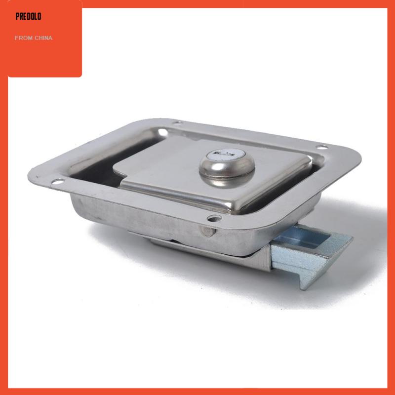 [Predolo] Paddle Lock Stainless Steel Flush Lock Recessed Mount Latch Pengunci Pintu