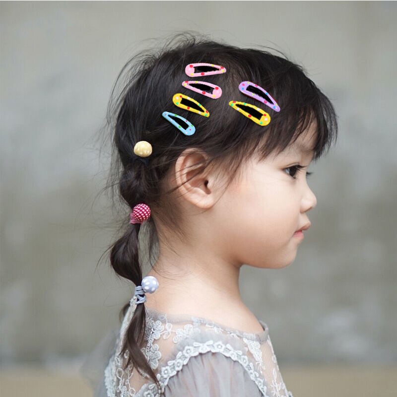 Ins Mini Dot Tetesan Air BB Rambut Klip/Sisi Perempuan Hairgrip Permen Warna Jepit/Plastik Rambut Pin Indah Anak Hiasan Kepala