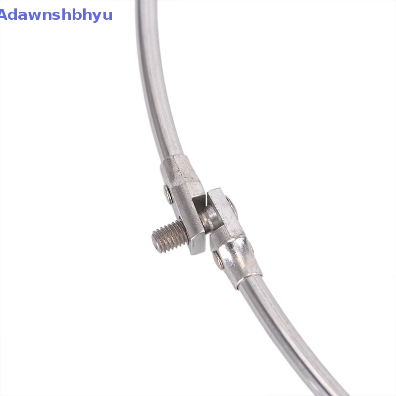 Adhyu Jaring Lipat Memancing Stainless Steel Kepala Brail Putaran Dipnet Tackle Aksesori ID