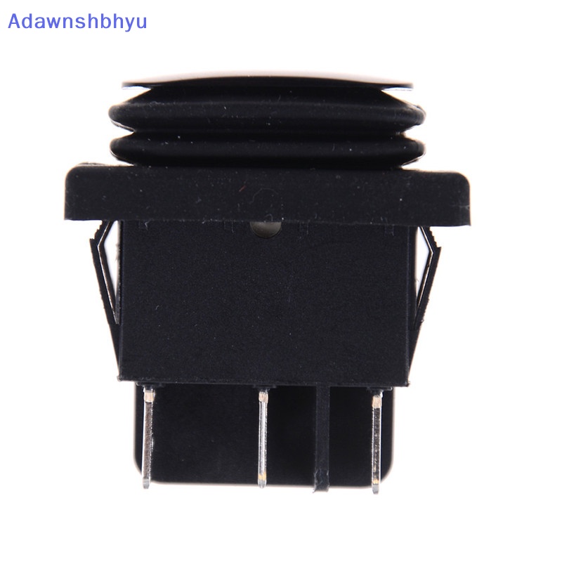 Adhyu 12V Hitam Waterproof 6Pin DPDT Self Locking Rectangle Rocker Switch ID