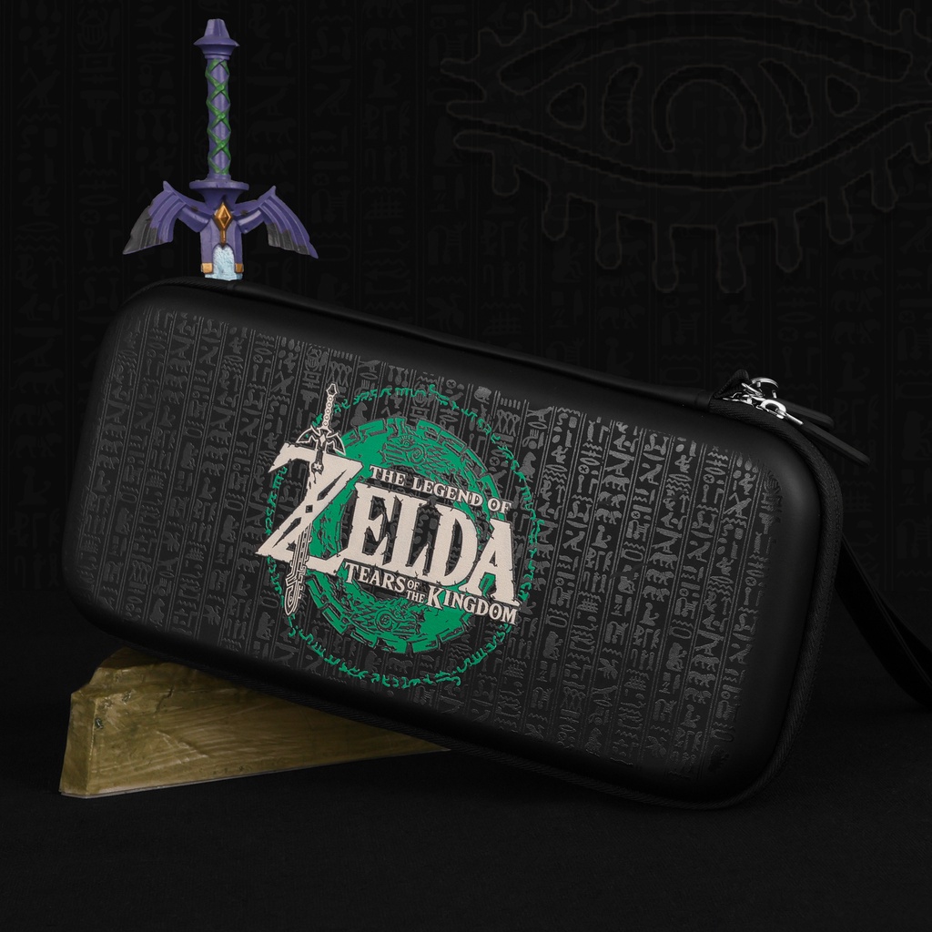 Zelda Switch Case The Legend of Zelda: Tears of The Kingdom Nintendo Switch OLED Hard Case Tas Penyimpanan Konsol Game Aksesoris Kotak Kartu Pro Controller Bag