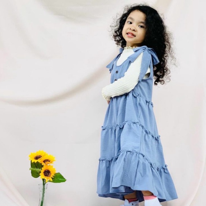 ZASKIYA - Shabina Dress /Overall Dress Anak