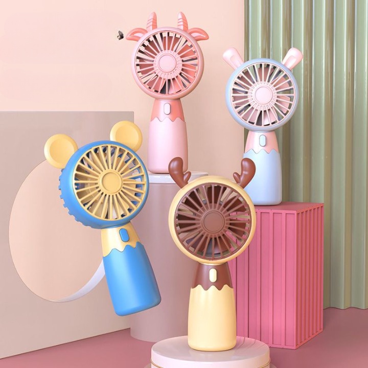 LDS CS1323 Kipas Angin Mini Genggam Tangan Mini Fan Cute Protable USB / Kipas Angin Kencang / Mini Fan Recharger portable