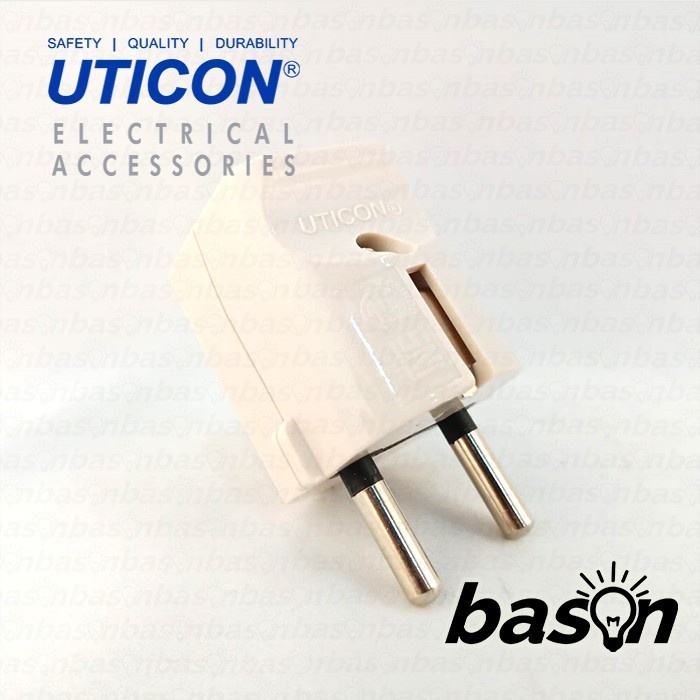 UTICON Stop Kontak + Saklar 3-6 lubang + Kabel 3m / 5m - Siap Pakai