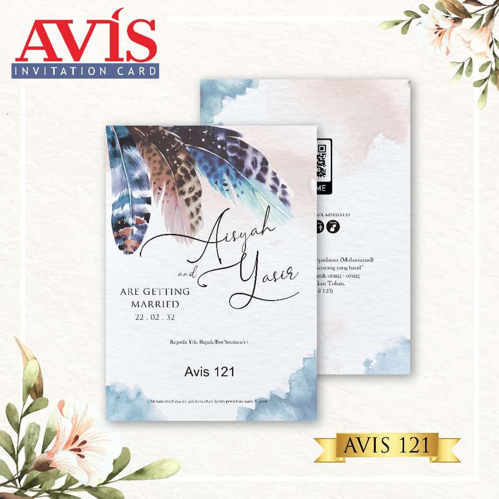 AVIS 121 Blanko Undangan