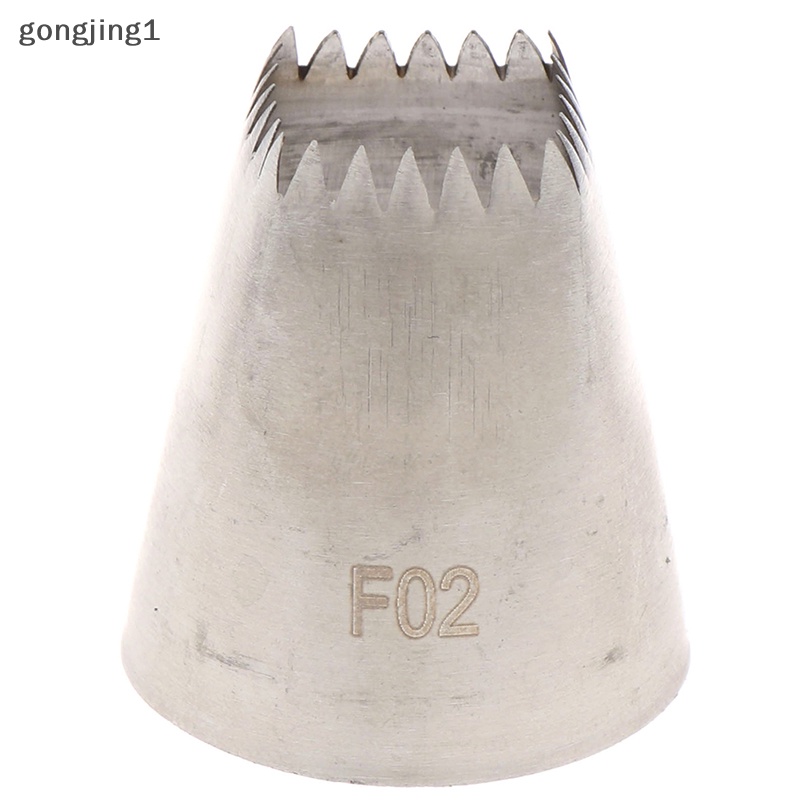 Ggg 3pcs Persegi Hati Icing Piping Nozzle Rusia DIY Cream Kue Pastry Tips Alat ID