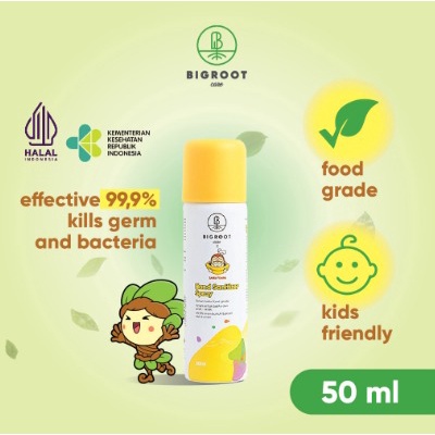 Foodgrade Hand Sanitizer Spray Sang Pisang 50ml Bigroot Care