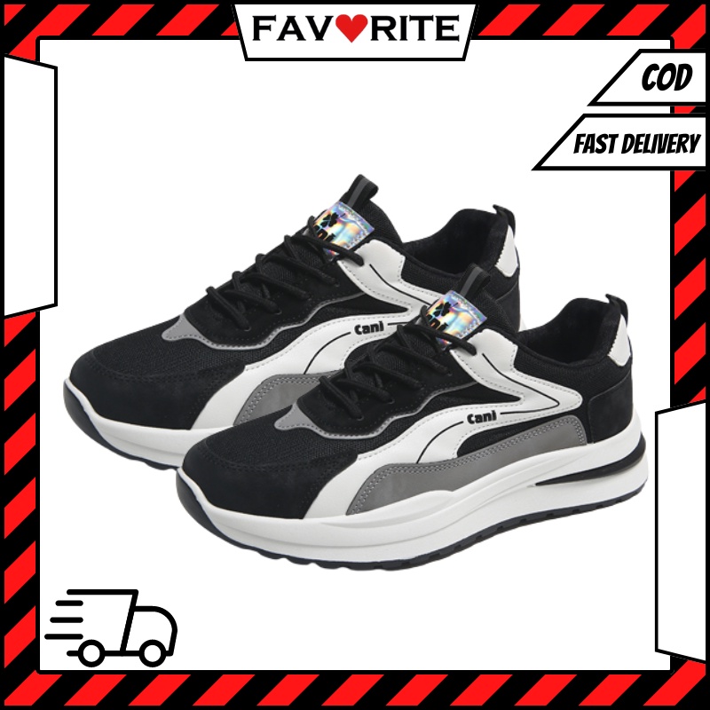 Favorite &quot;Free Box&quot; (Size 40 - 44) Sepatu Pria Sneakers Sport Fashion Kasual Import 8111