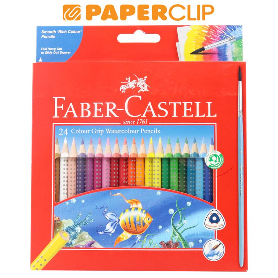 

PENSIL WARNA WATERCOLOR FABER CASTELL GRIP SET 116243 24C