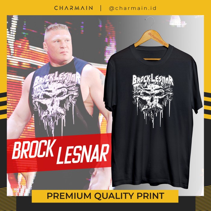 Kaos Brock Lesnar WWE merchandise demonic skull logo